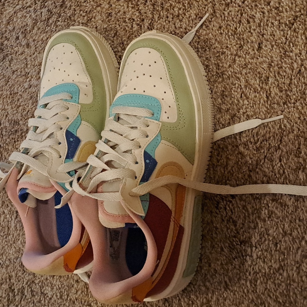 Nike colorful air forces